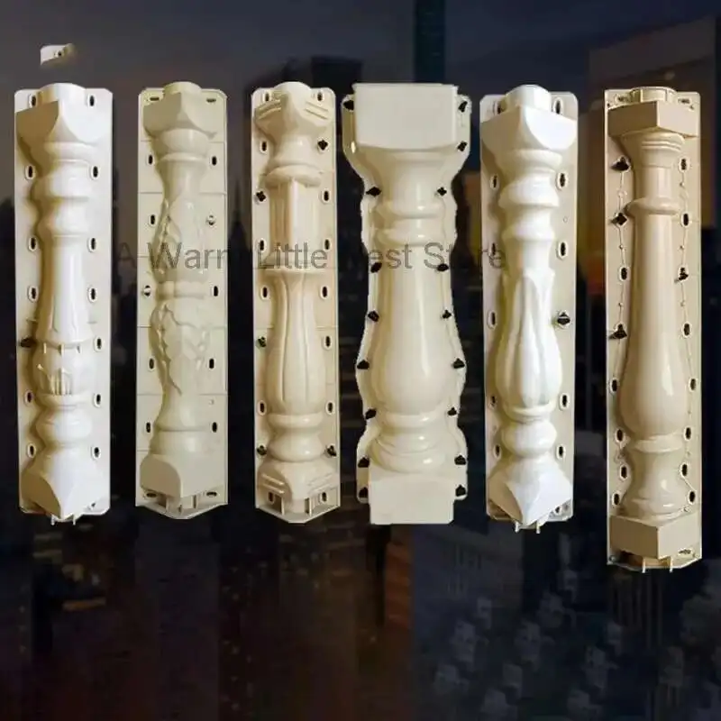 

Roman Column Mold Prefabricated Vase Column Balcony Guardrail Mold Self-built Building Stair Handrail Railing Cement Fence C