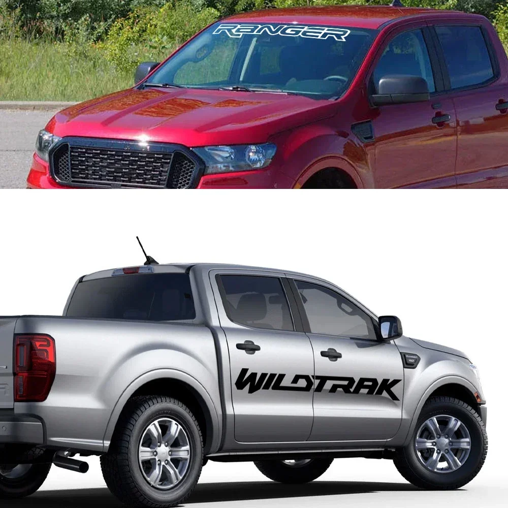 Car Body Side Stickers for Ford Ranger Raptor Wildtrak T6 2011 2014 2015 2016 2017 2018 2019 2020 2021 2022 2023 2024 2025 2026