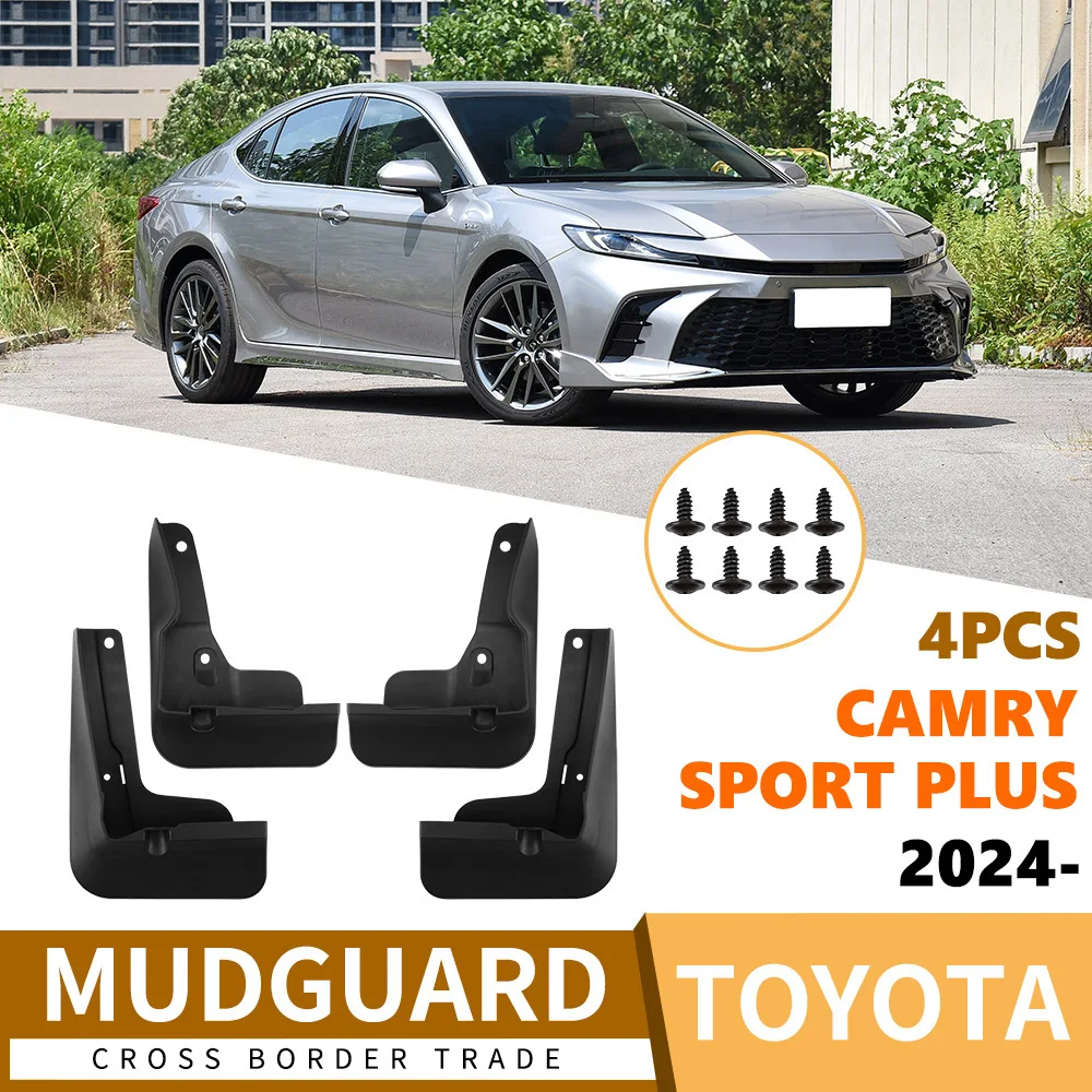 Für 2024-2025 Toyota Camry Sport Plus Vordere und Hintere Schmutzfänger Spritzschutz Weiche Gummi-Zubehörteile