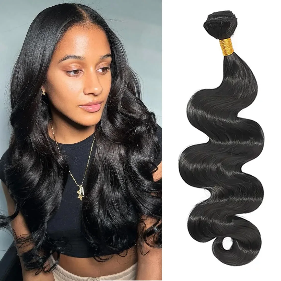 30 32 inch Brazilian Water Wave Body Wave Raw Virgin Remy Doule Drawn Wholesale Natural Tissage Human Hair Weave Bundles