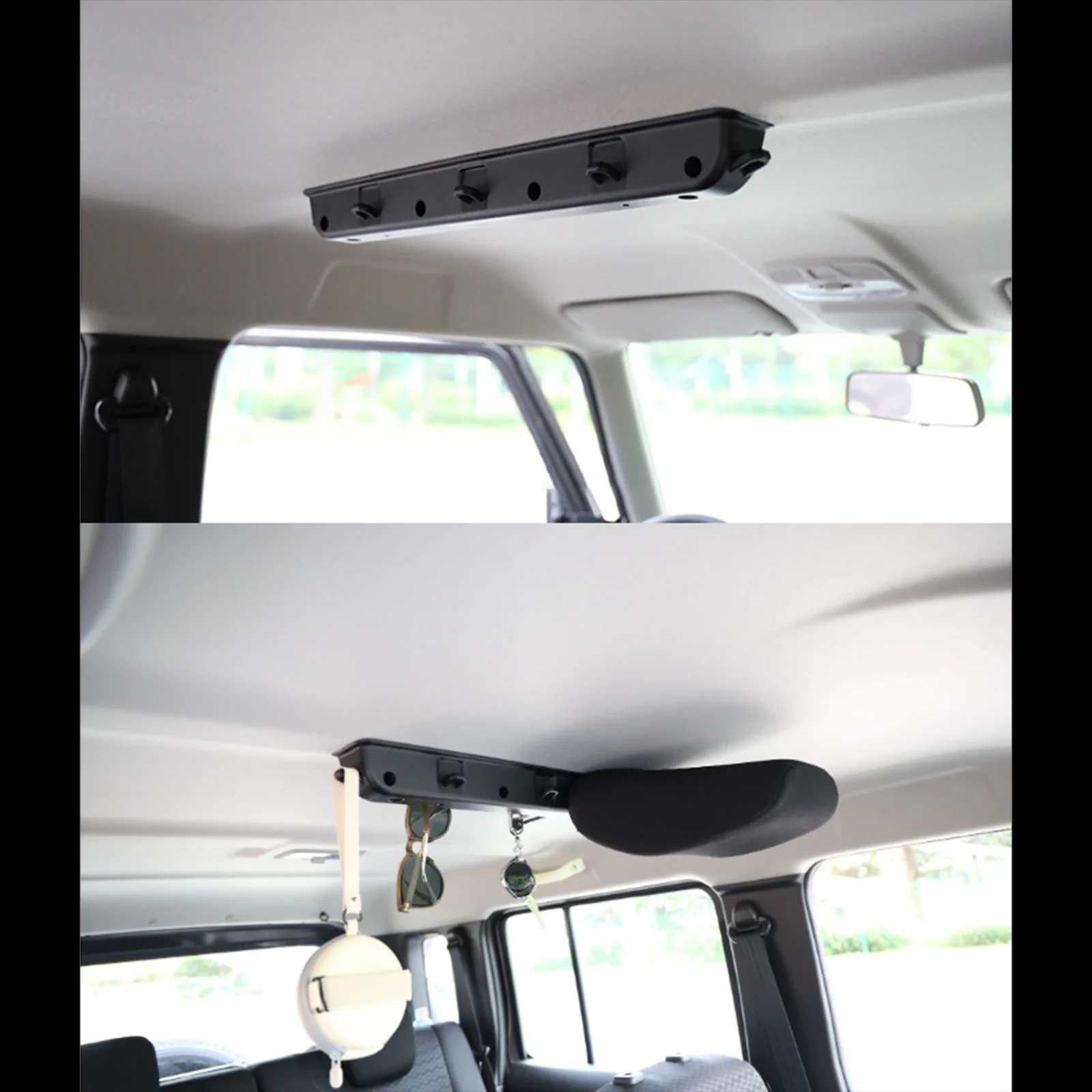 Seat Headrest Hanger Holder Hook Strong ABS Mounting Bracket Easy Install Car Interior Organizer