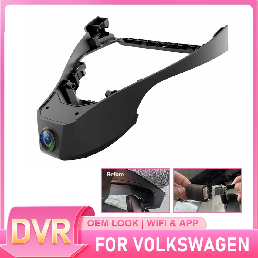 Car DVR for VW Volkswagen ID.4 ID4 ID 4 AWD Pro S X GTX Plus CROZZ CROSS,Dash Cam for Audi Q4 e-tron,Car Accessories OEM Style