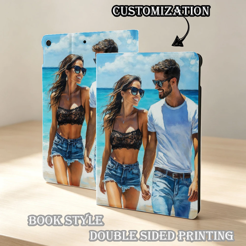 iPad case custom Unique photo Personalized Custom Birthday gift Wedding Family iPad 11 2025 12 9 Air 11 2026 10 2 Air 13 Pro 13