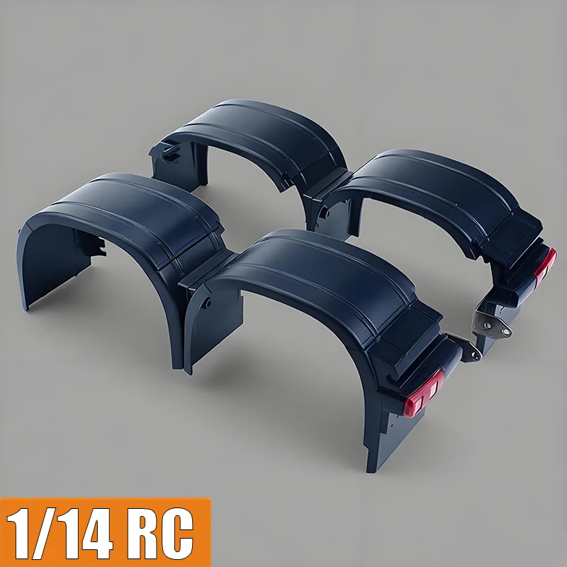 

RC Simulation Fender with Taillight 1:14th Scale RC Truck for SCANIA Tamiya 770S R620 for VOLVO ACTROS AROCS Model Car DIY Parts