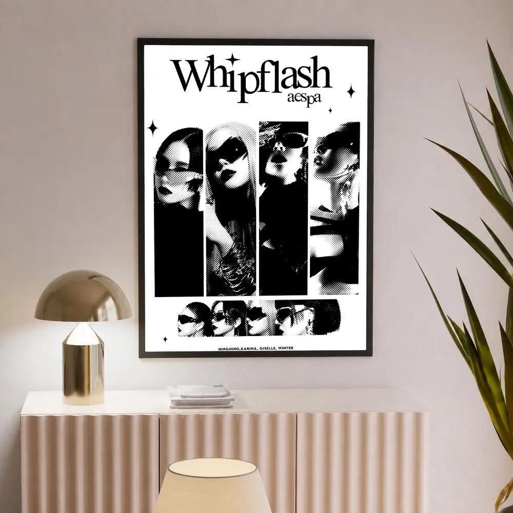 Group A-aespa Poster Reteo Wall Art Aesthetic Room Decor Print Living Room Bedroom Home Decoration - view 3