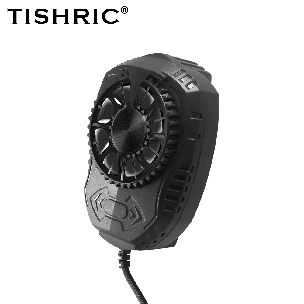 TISHRIC Mobile Phone Radiator Cooler Cooling Fan Basic Edition Air Cooler For S23 IPhone Game Cooling For Pubg Genshin Impact