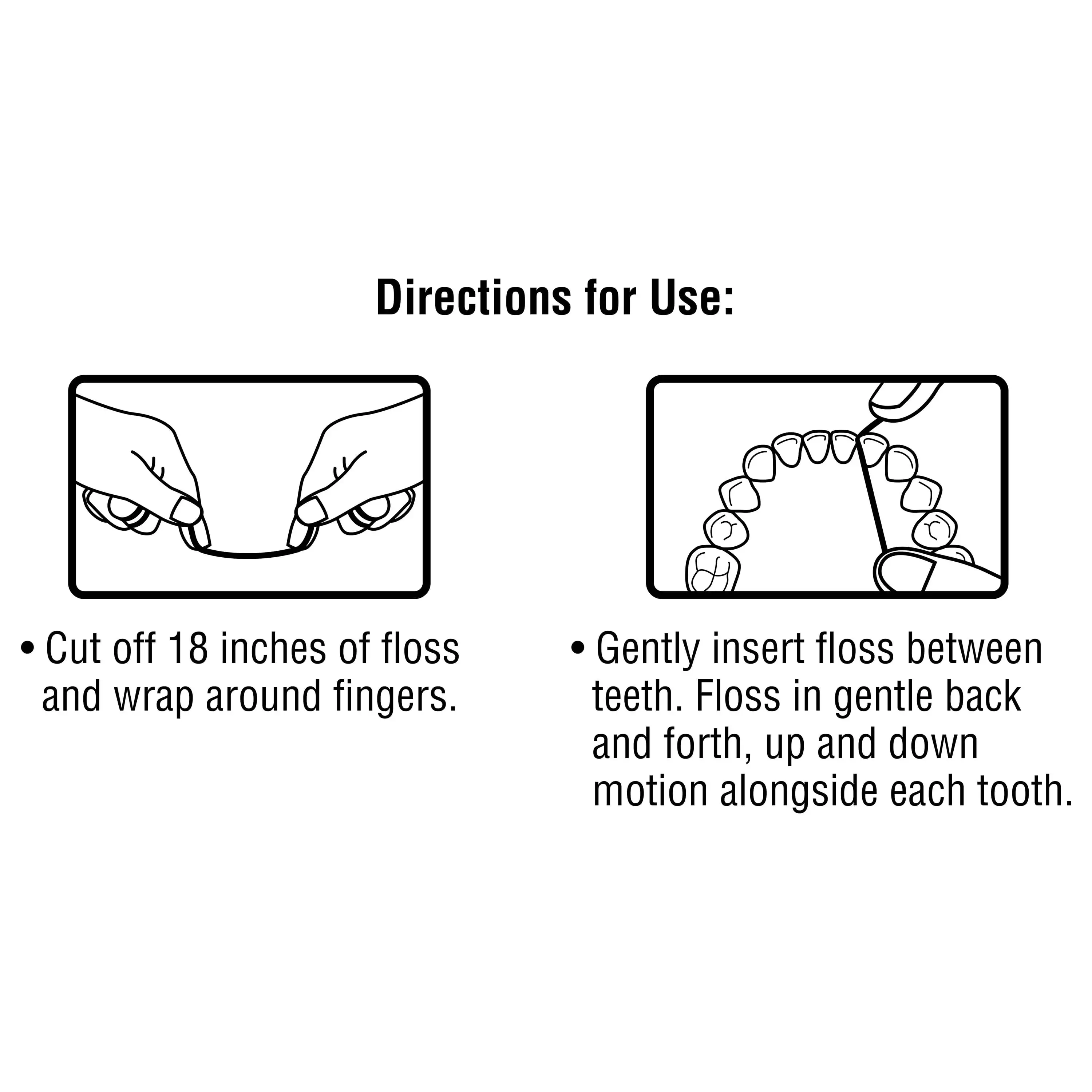 3-Pack Extra Comfort Dental Floss Mint 43.7 Yds (2 Count), Gentle Gum Care Floss for Sensitive Teeth, Smooth Glide