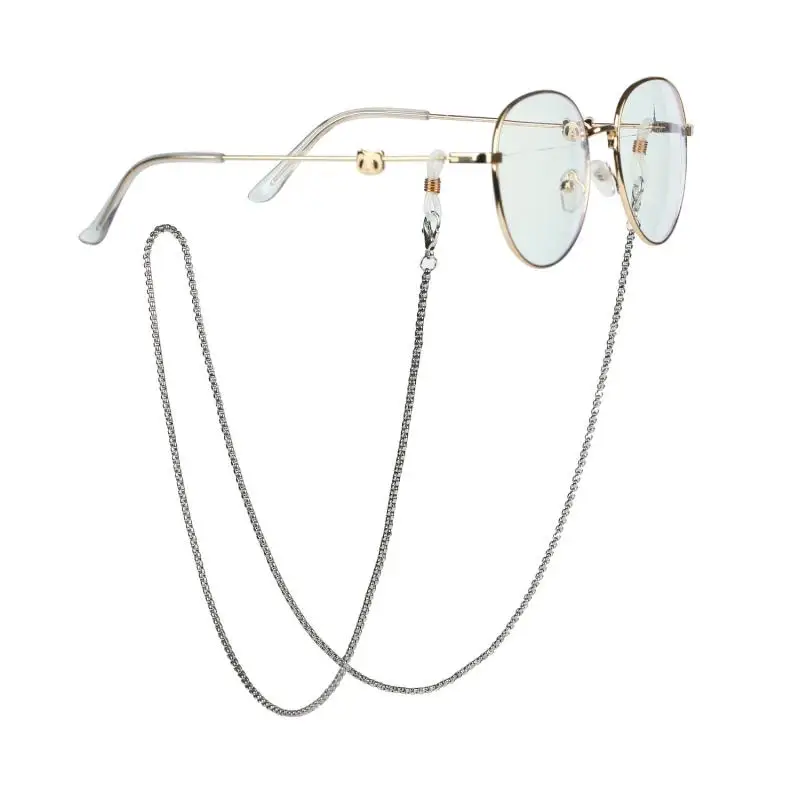 Fashion Metal Women Glasses Chain Silver Color Pearl Eyeglass Chain Lanyard Sunglasses Chain Holder Cord Jewelry Strap Rope