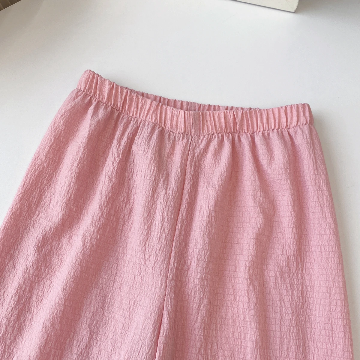 Humor Bear Koreanisches Mädchen-Outfit, Herbst, neues Oberteil mit Rüschen und langen Ärmeln, Spitzenhose mit weitem Bein, zweiteiliges Mädchen-Kleidungsset, modische Sets – Detail 6
