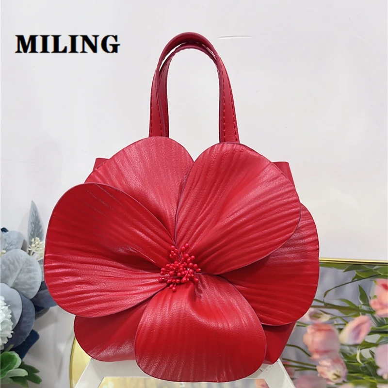 

Spring Women Flower Bridal Wedding Purse Party Prom Bucket Clutches Handbag Sweet Women's Dinner Evening Party Clutch Bag