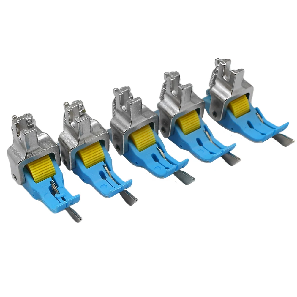 1pc SP-18 Right Edge Guide Roller Presser Foot 1/32''+3/16''+1/16''+1/8''+1/4'' For Industrial 1-Needle Sewing Machine Accessory