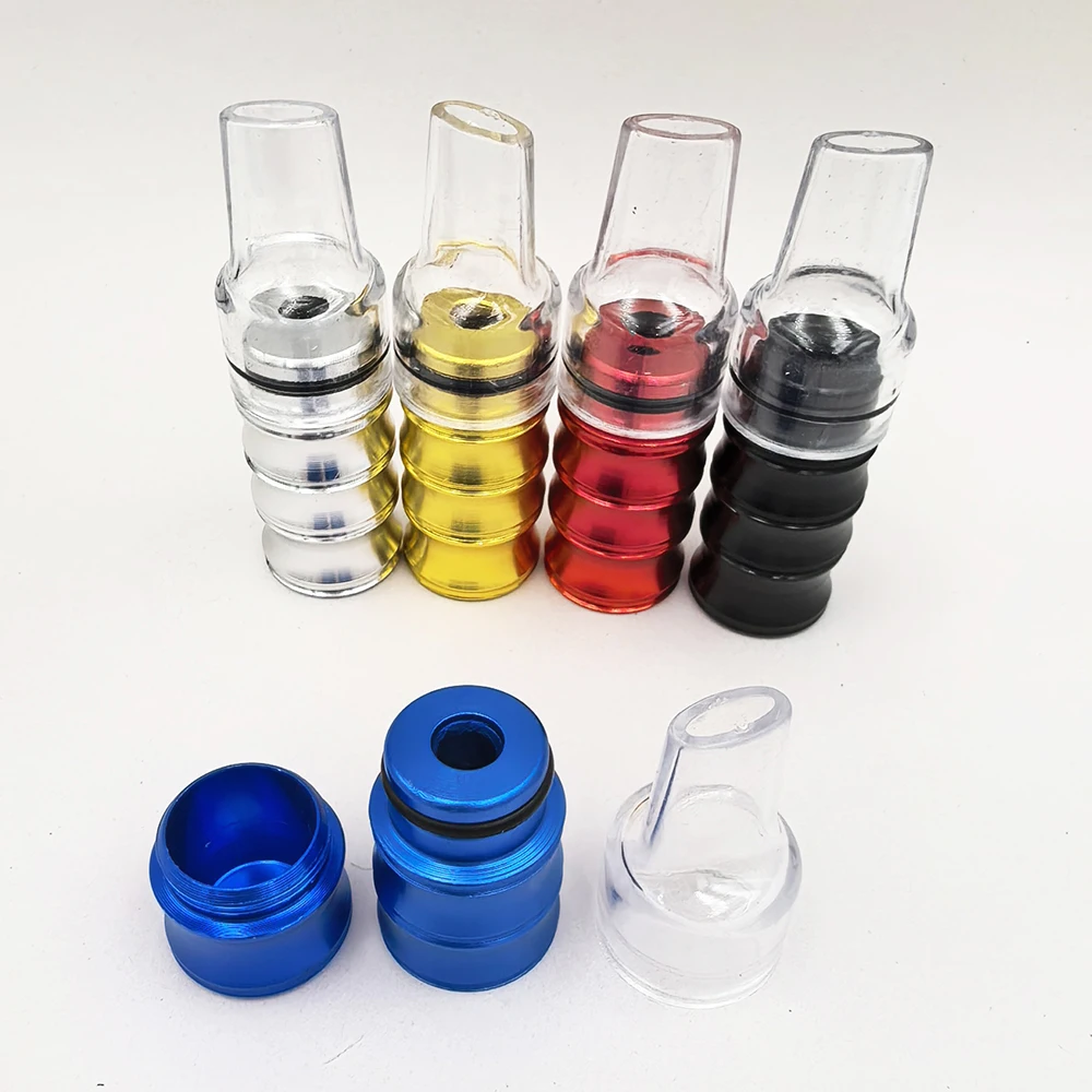 1/3/6 Stück Mini-Sneak-a-Toke Mini-One-Hitter Bambusförmige Metall-Tabakpfeife Tragbare Rauchpfeife – Detail 1