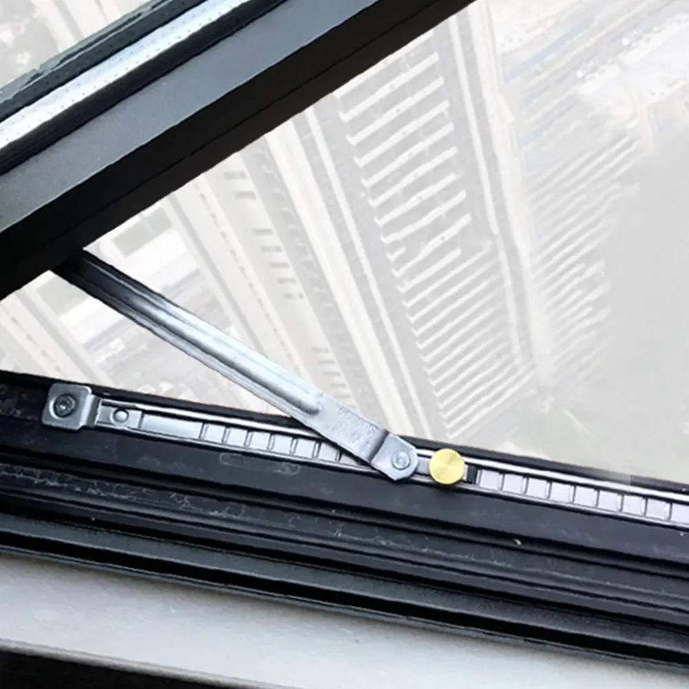 

Sliding Window Security Bar Stainless Steel Frame No Drilling Adjustable Lockable Window Stop Support Rod Noise Reduction