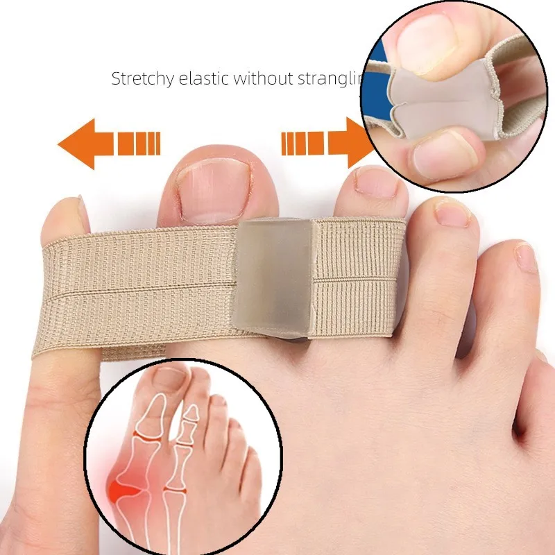 Korektor na haluksy unisex, orteza na paluch koślawy, obrotowy separator na dwa palce, prostownik, regulowany korektor do pedicure, korektor na palce stóp.