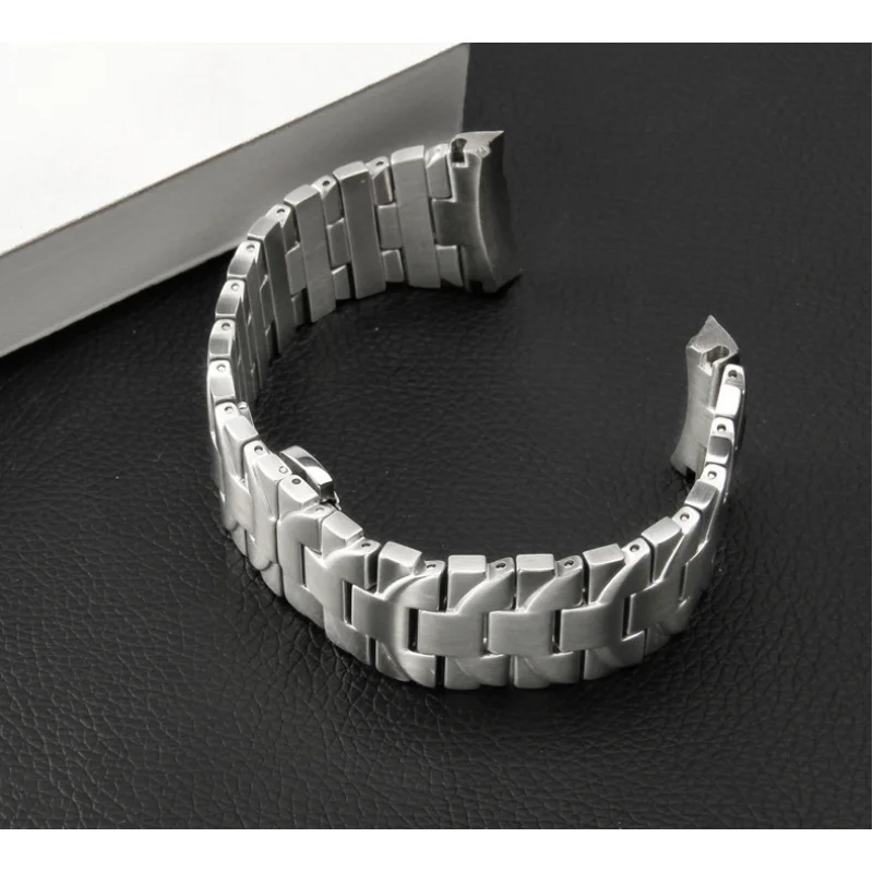 316L الصلبة الفولاذ المقاوم للصدأ حزام الساعات لبانيراي pam441 111 382 pam1314 حزام الرجال سوار فولاذي فراشة مشبك سوار 24mm22mm