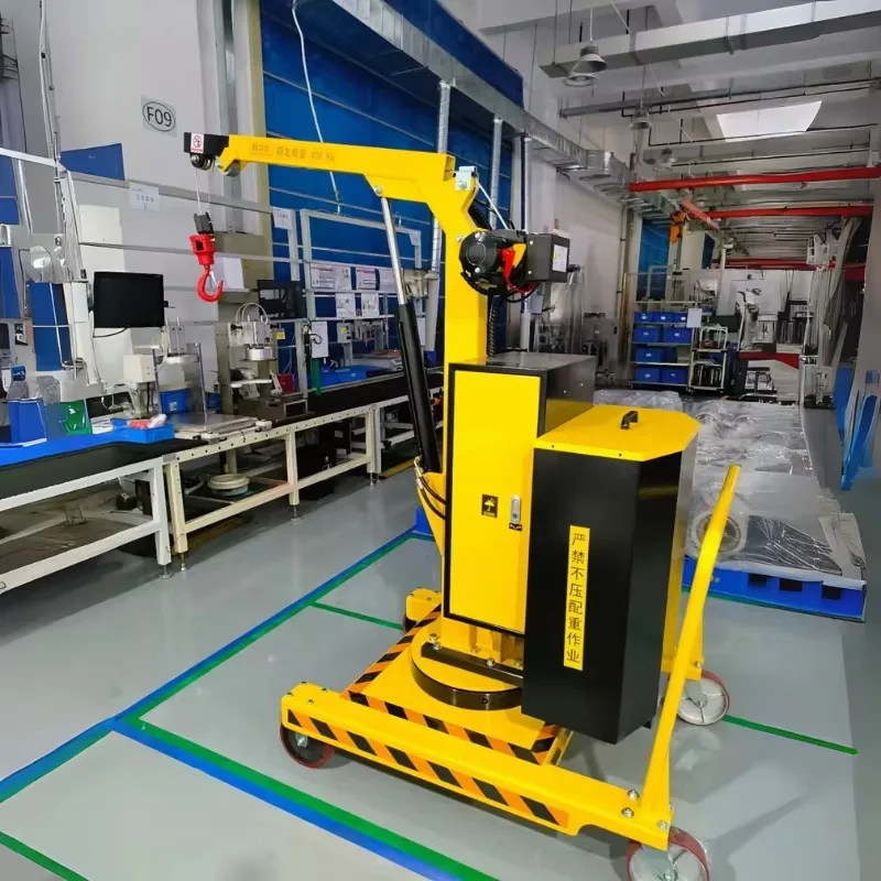 

Best-selling Small Size Smart Electric Floor Crane Portable And Automatic Ideal For Workshop And Warehouse Use