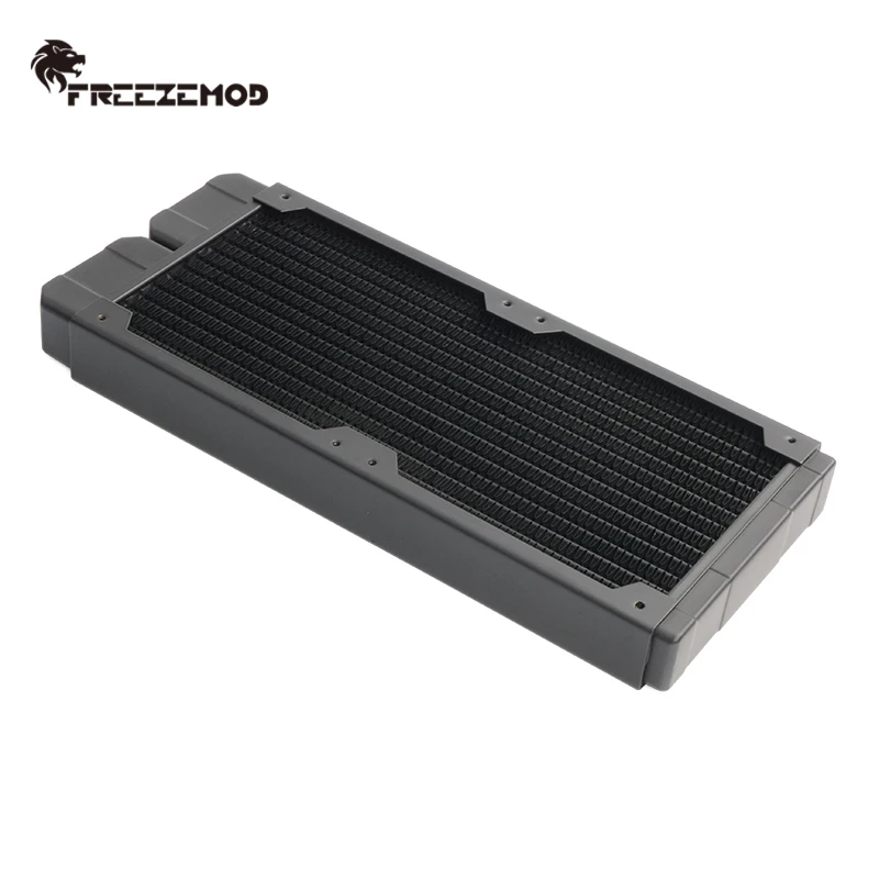 FREEZEMOD G1/4 29mm Thick Copper Radiator 120/240/360/480mm Thin PC Water Cooling Row Heat Sink Cooler Support 120mm Fan Cooling