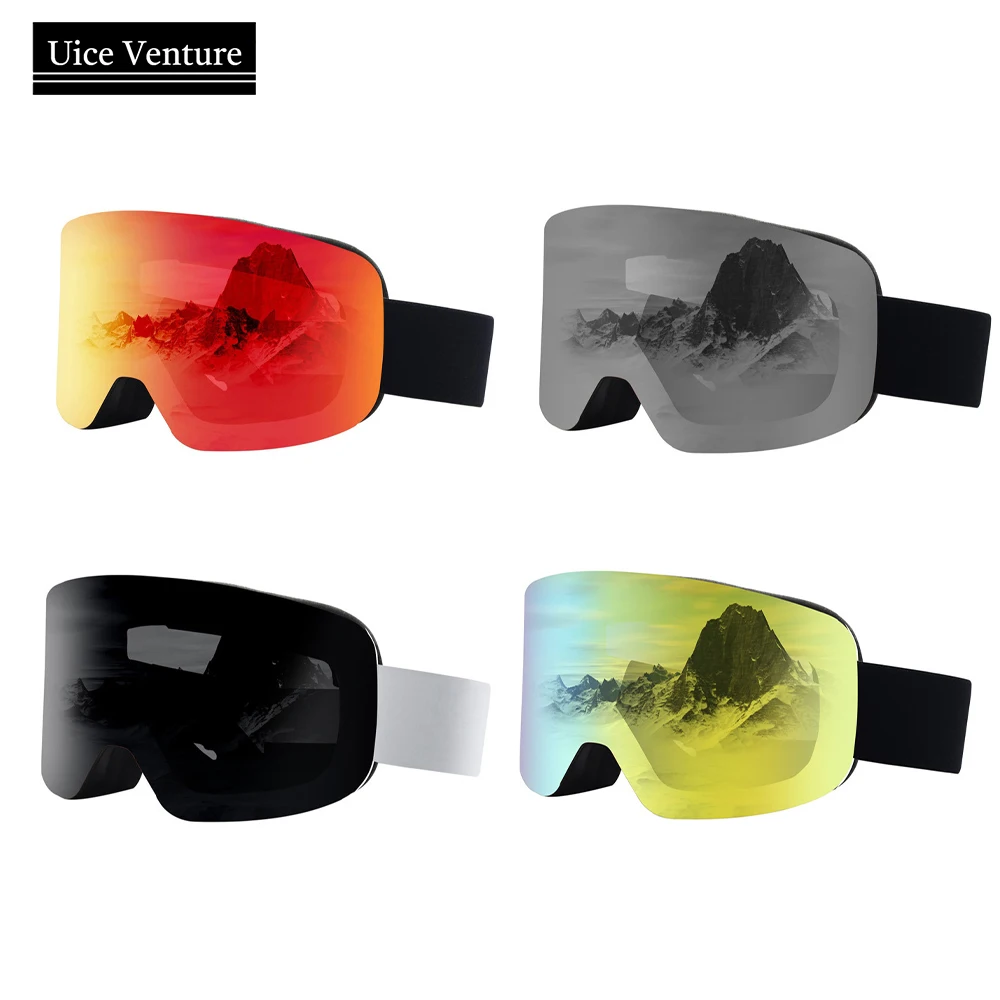 

Ski Goggles UV400 Snowboard Goggles with Double Layer Polarized Lens Skiing Anti-fog Men Women Ski Glasses