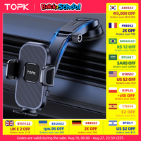 TOPK Car Phone Holder Gravity Stand for iPhone Xiaomi Samsung Car Mobile Support for Dashboard Windshield Air Vent Phone Mount