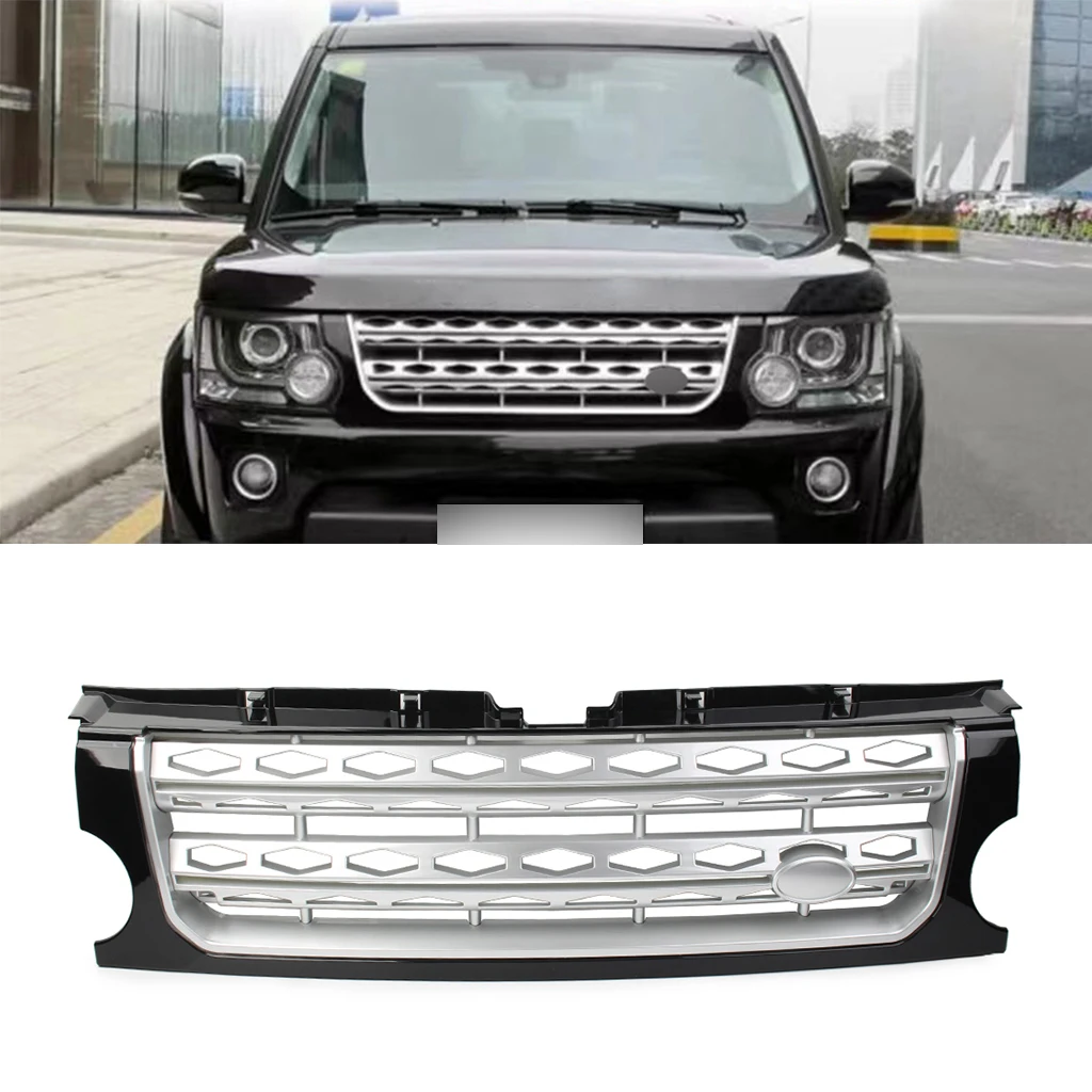 

ABS Car Front Grille Bumper Mesh Grill For Land Rover Discovery 3 LR3 2005 2006 2007 2008 2009 Car Accessories