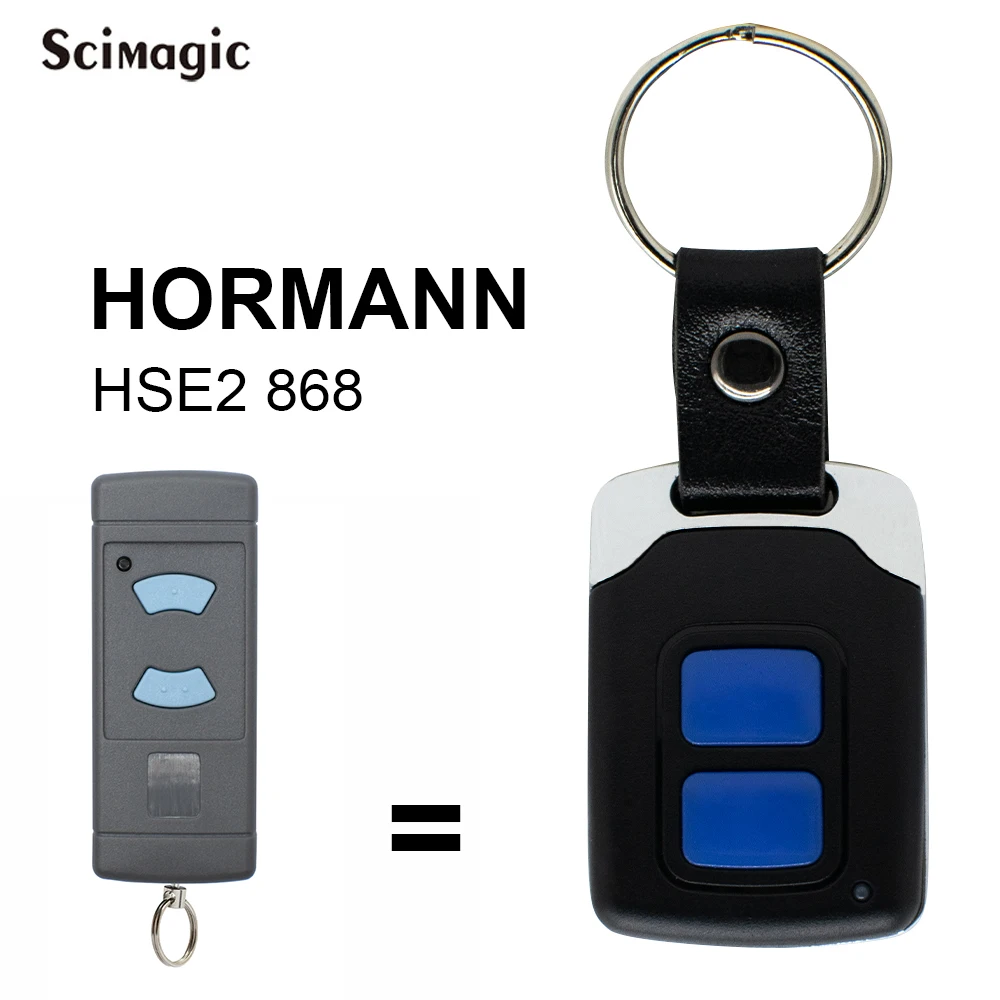 1-20pcs HORMANN Pilot 868mhz HSE2 Remote Control Blue Button Handheld Transmitter For Garage Gate Door