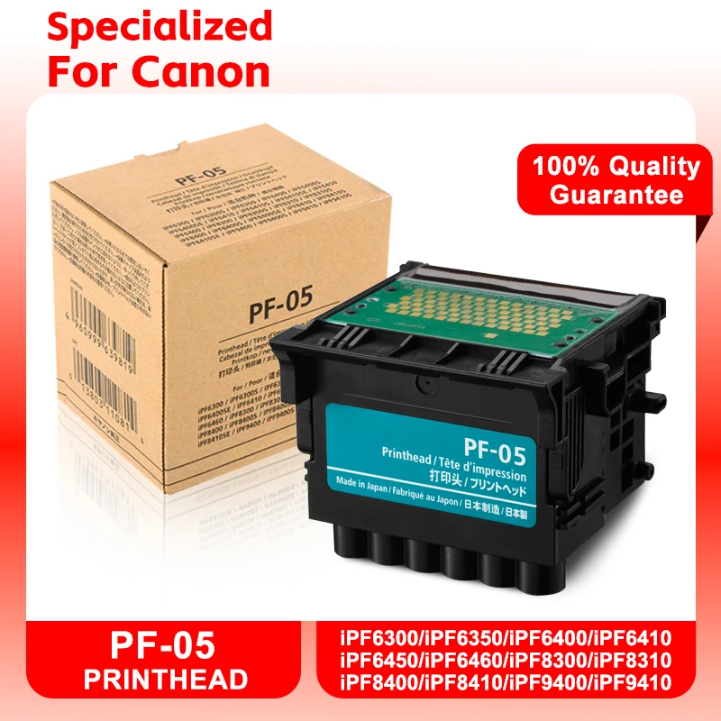 

For Canon PF-05 Printhead Print Head iPF6300/iPF6350/iPF6400/iPF6410/iPF6450/iPF6460 iPF8300/iPF8310/iPF8400/iPF8410 95% New