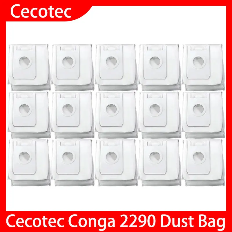 Vacuum Cleaner Bags for Cecotec Conga 2290 Dust Bag Spare Parts Dirty Bag Garbage Bag Robot Replacement Accessories