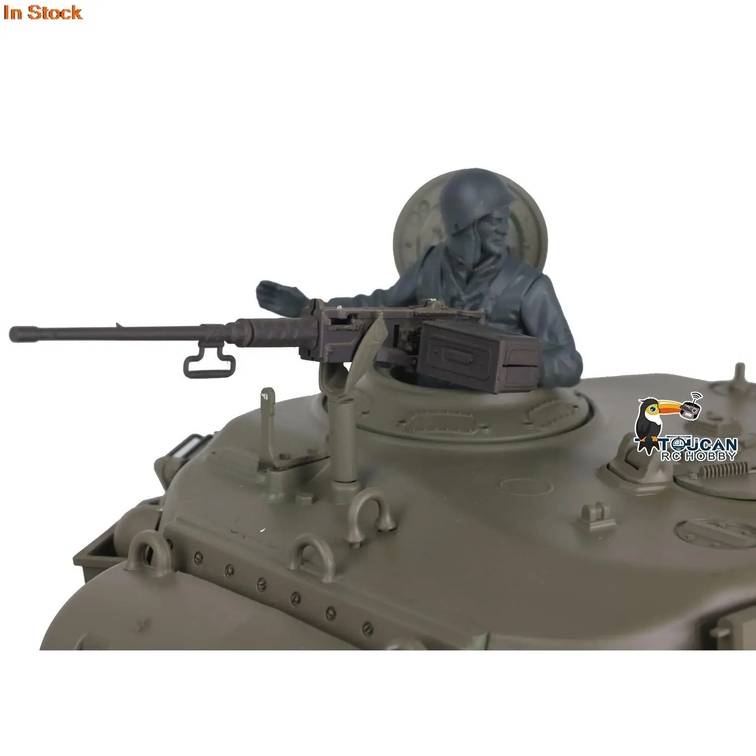 US Stock 2.4Ghz Powerful RC Tank Model Henglong 1/16 M26 Pershing 7.0 Plastic RTR 3838 High Speed Combat Style Toy TH17301 - view 3
