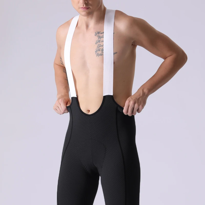MKEW Herren-Radtrikot-Shorts mit hoher Taille, Sommer-Fahrradshorts mit stoßdämpfendem Polster, MTB-Fahrradbekleidung für bequemen Komfort – Detail 20