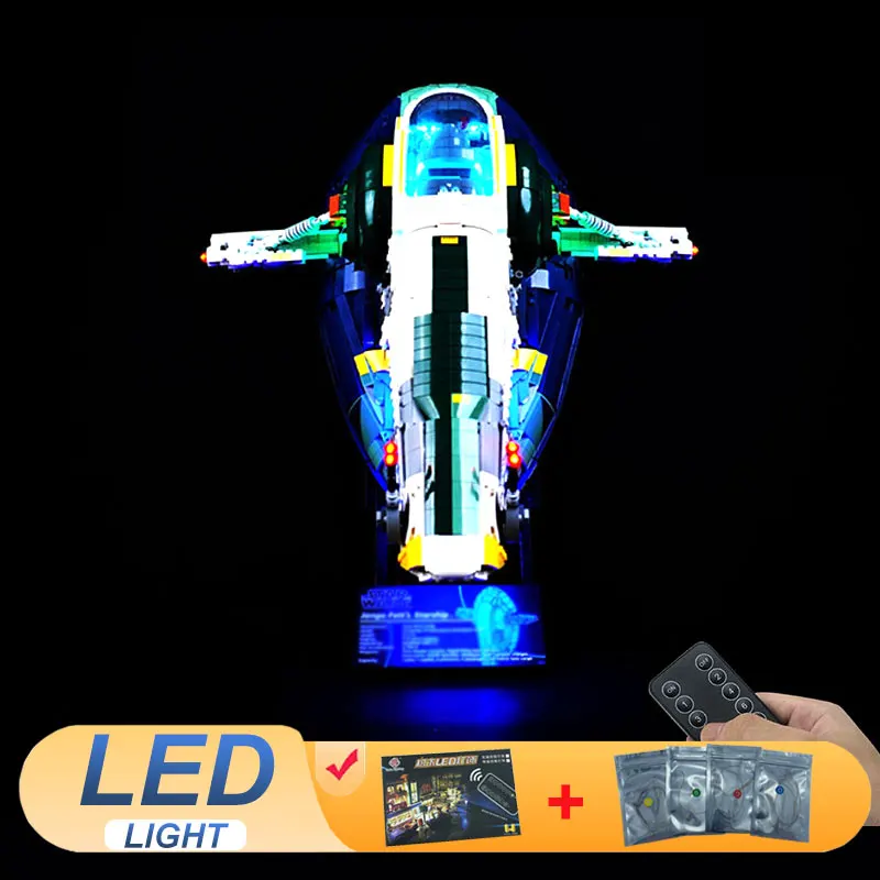 

LED Light Kit For LEGO Jango Fett's Firespray-Class Starship 75409 Diy Gift (Not Include Building Blocks Bricks Kits Sets Model)