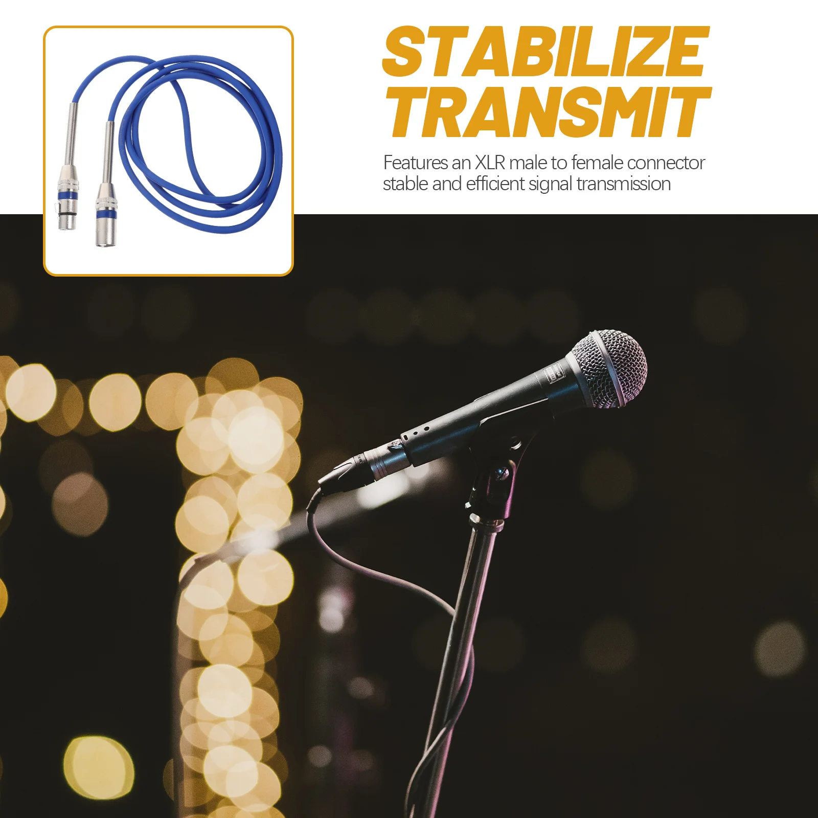 

Xlr Microphone Cable 3 Pin Male Female Durable Copper PVC for Audio Equipment Sound Microphone Accessory Xlr Cable