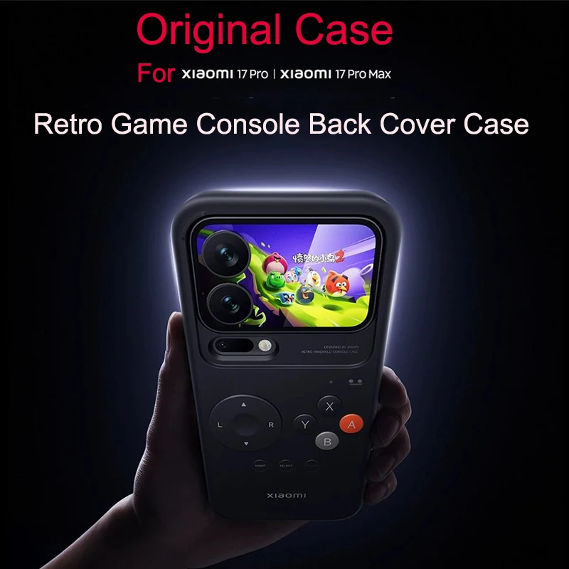 

Оригинальный официальный чехол для xiaomi 17 pro max, чехол в стиле ретро, задняя крышка игровой консоли, чехол для xiaomi 17 pro