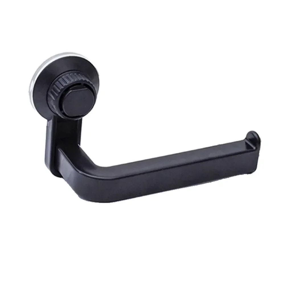 1pc Punch-free Paper Towel Holder Roll Holder Suction Cup Paper Hanging Toilet Roll Paper Holder Bathroom Tissue Holder