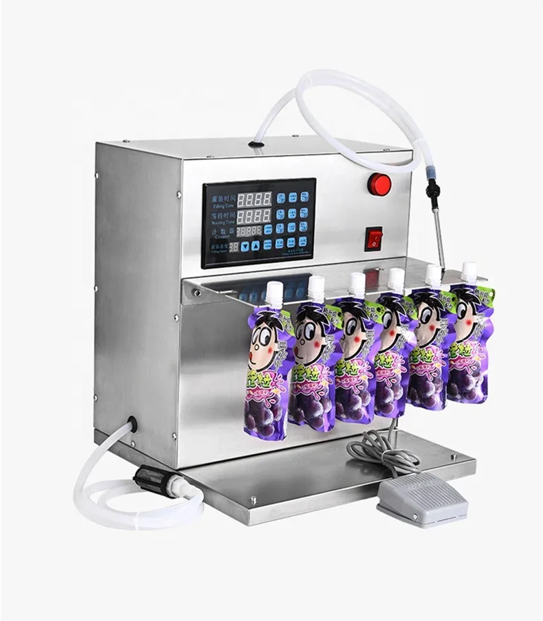 

small type Spout Pouch Doypack Liquid Filling Machine with capping machine