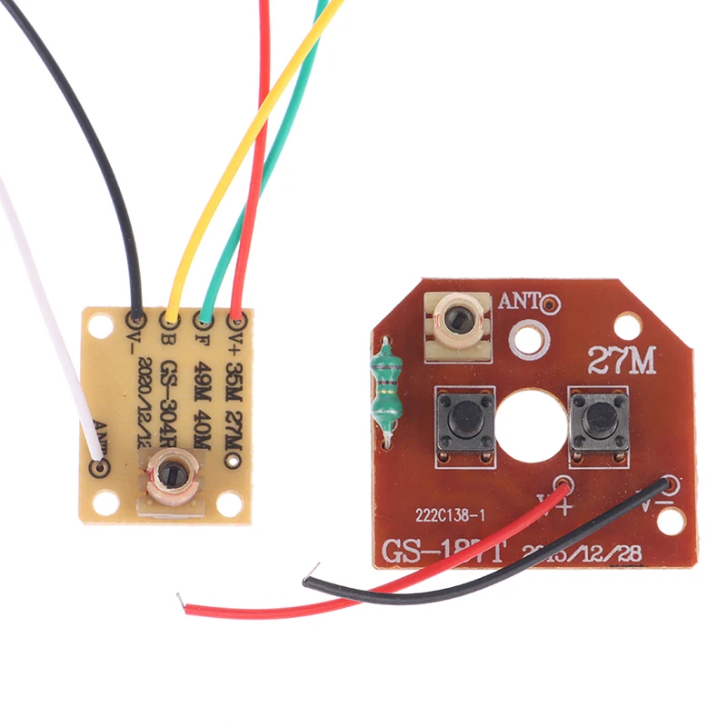 4CH RC Remote Control Circuit PCB Transmitter Receiver Board rc Car parts with Antenna Radio System