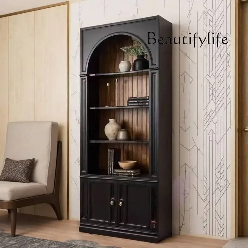 

JB Black Display Living Room Cabinets Simple Classic Tall Wooden Living Room Cabinets Storage Modern Armoire De Rangement Furnit