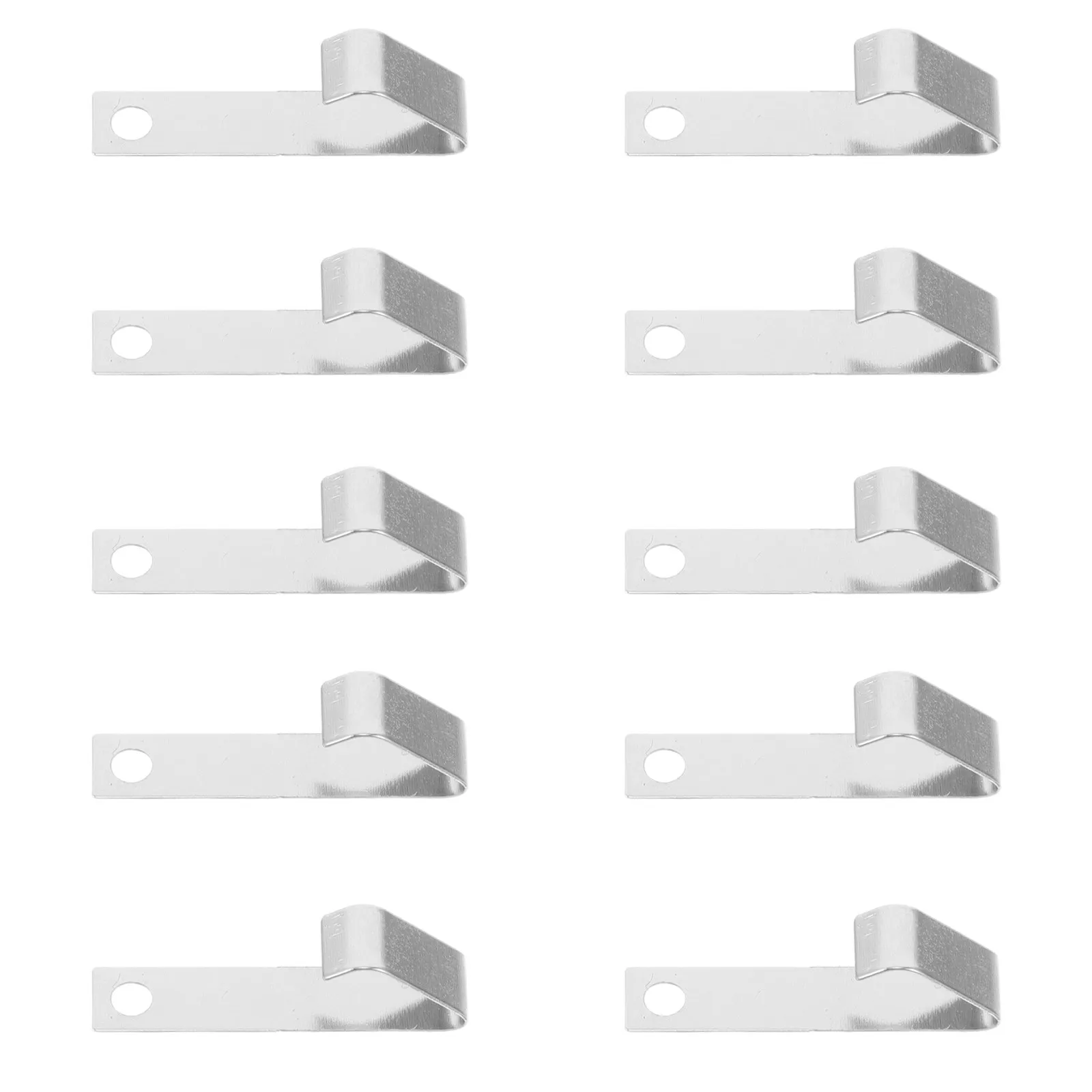 10Pcs Battery Contact Spring Plate 0.98x0.31in Metal Quick Connect Replacement for Aa Negative Tab Remote Control Charger