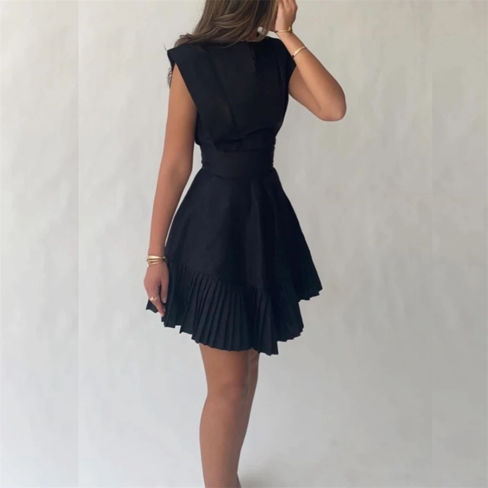 Robe de Soirée de Forme Trapèze pour Femme, Tenue de Bal Formelle, Vêtement pour Occasions Formelles, Arabie Saoudite