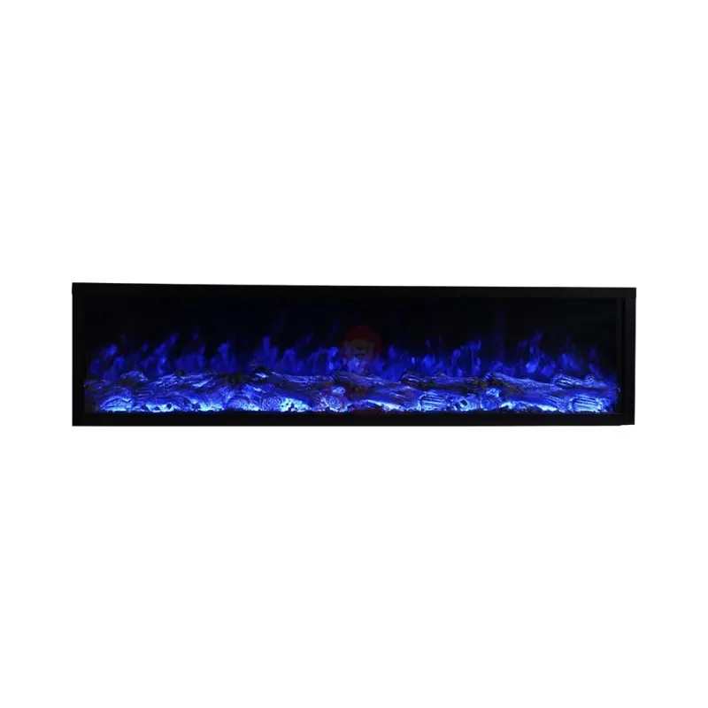 120cm Customized Home Decor Flame Electric Fire Place Heater Insert Wall Mounted Led Smart Linear Fireplace Electric Fireplace