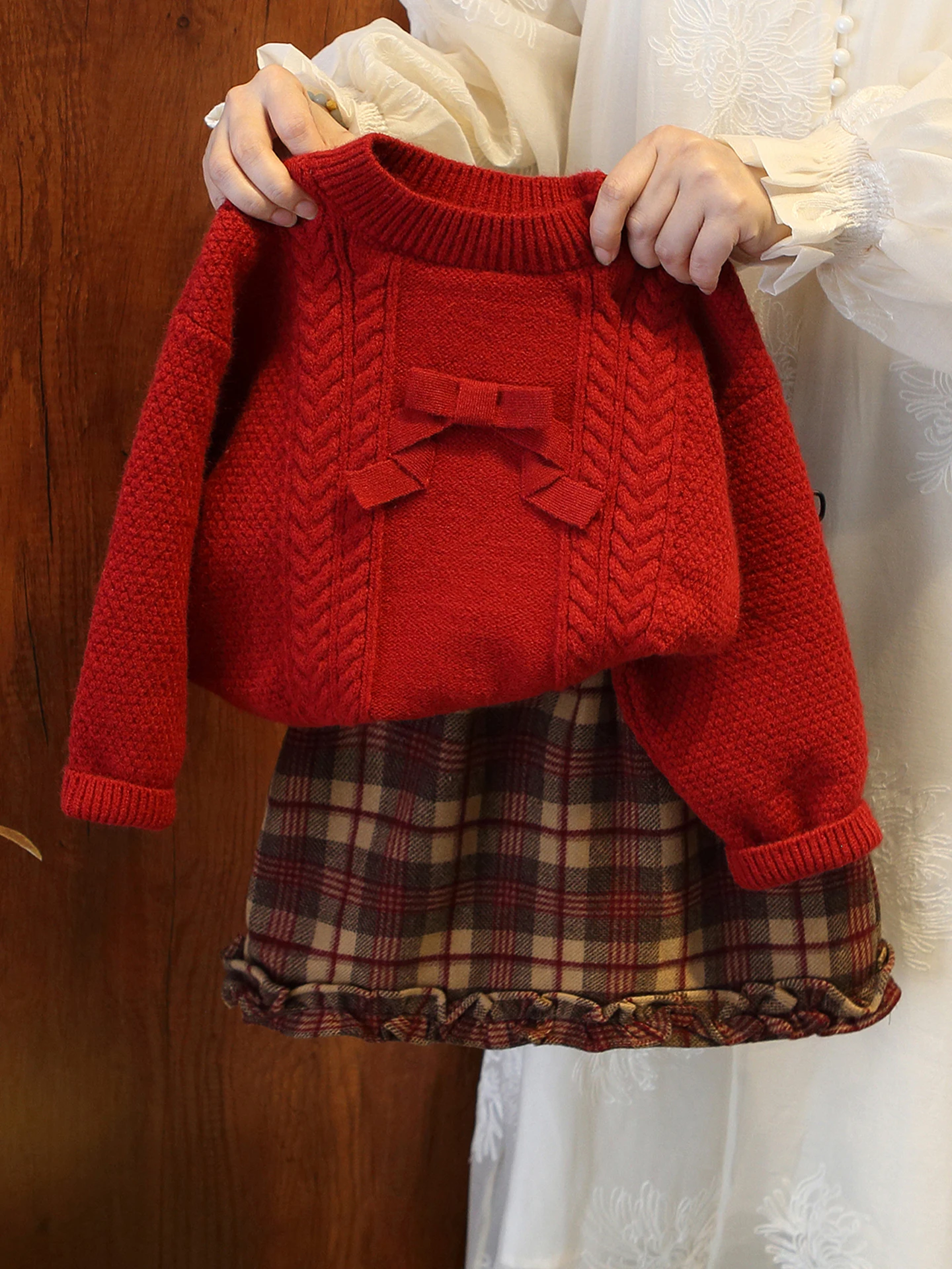 conjunto-de-dos-piezas-para-ninas-estilo-invernal-sueter-rojo-falda-moderna-en-linea-a-princesa-navidena-ropa-infantil-l