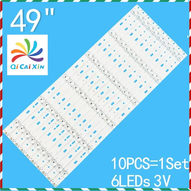 

Suitable for 49/50-inch LCDTV TF-LED50S13T2 SW50D06A-ZC14CG-02 SW500M05 50s9 k50 k50j pptv 50c2s CRH-A503535060151 490mm 10PCS