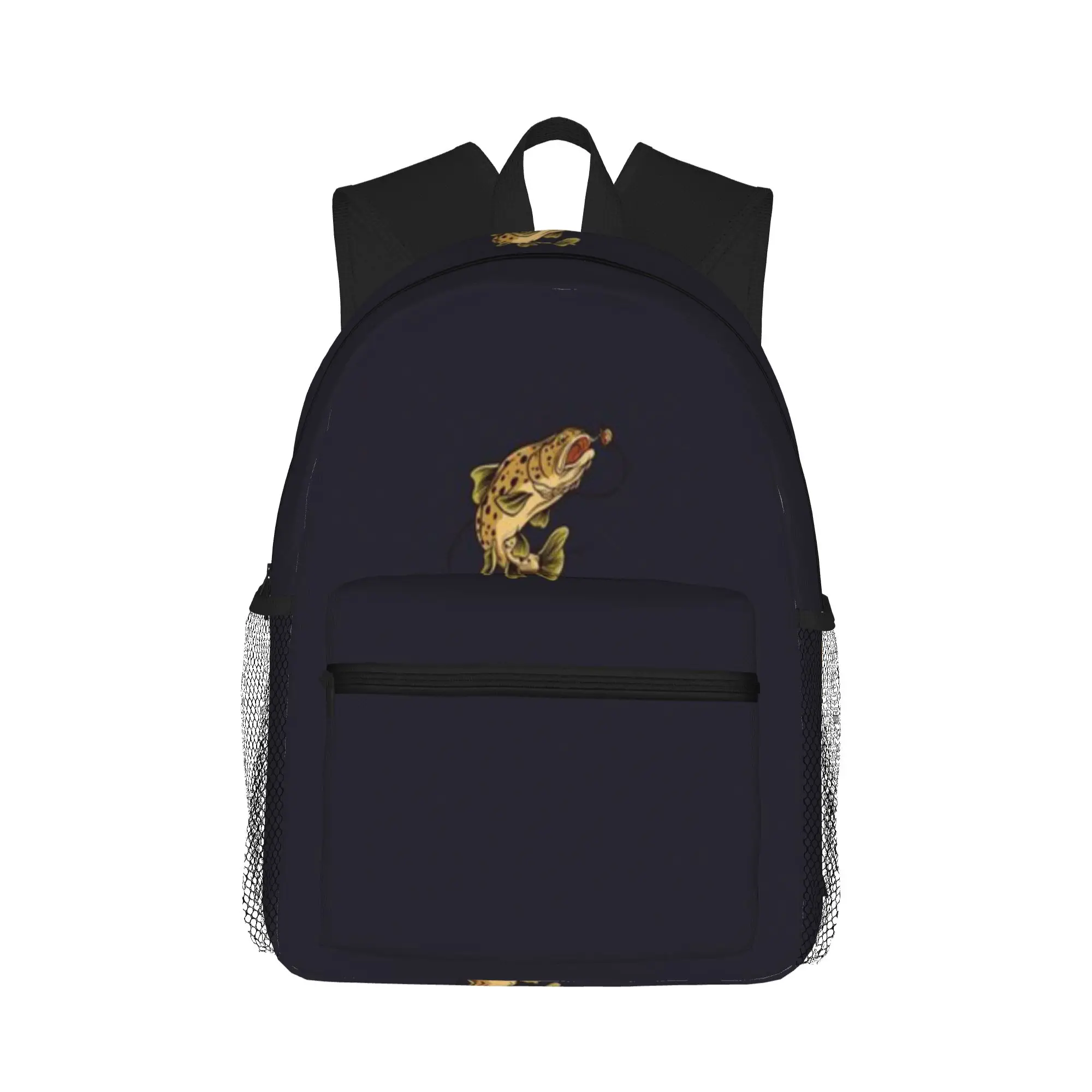 Trout   River trout   Brown trout  Casual Backpack for Students and Adults Feminina backpack
