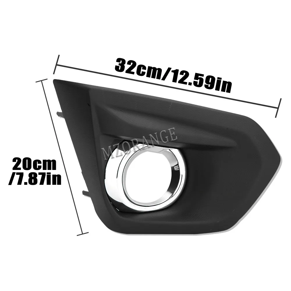 Fog Light Cover for subaru impreza 2012 2013 2014 Car Front Bumper fog Lamp Frame Foglight Foglamp Trim chrome Bezel Accessories