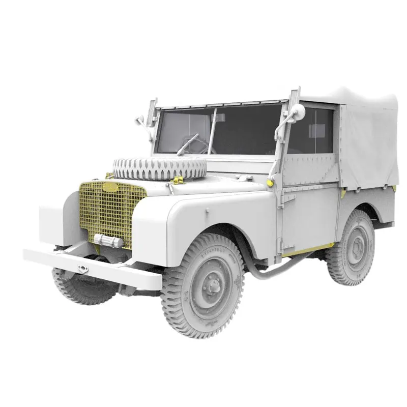 Tokek 35gm0062 1/35 Tentara Inggris Land Rover Fv18001 Mk. I Mainan Buatan Tangan Pekerjaan Lalu Lintas Model Rakitan 80 Inci