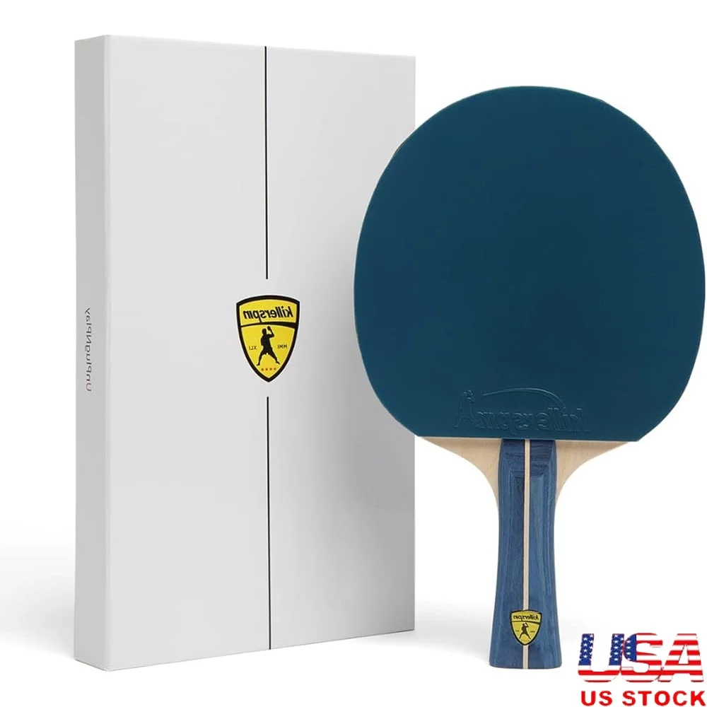 

JET200 Ping Pong Paddle Table Tennis Racket Beginners Kids 5 Layer Wood Blade with Comfortable Grip and Durable Rubber