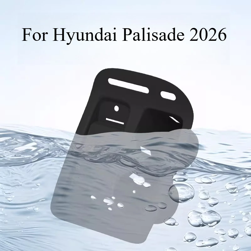 Для Hyundai Palisade 2026: Беспроводная зарядная панель, силиконовый держатель для стаканов в центральной консоли, защитная накладка для интерьера
