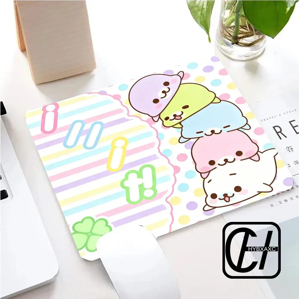 Kawaii M-Mamegoma Cute Small Mouse Pad Keyboard Pad Laptop Cushion Non-slip Desk Pad Small Desk Mat Computer Carpet HYBXXC