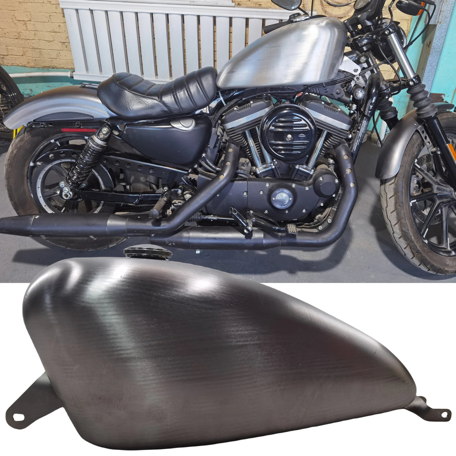 For Harley Sportster XL Models 2007-2022 19L Motorcycle Large Capacity Petrol Fuel Tank