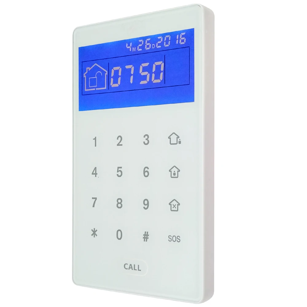 Focus PB-503R LCD RFID Keypad Wireless Mode Activate and Dis activate Touch Alarm System Keypad