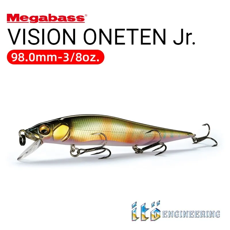 Megabass ONETEN Jr. Приманки для рыбной ловли, соляная блесна 98 мм 3/8 унций, приманка для гольяна на большие расстояния, приманка для морского окуня, подвесная приманка #8 3 шт. крючки Megabass ONETEN Jr. Приманки для рыбной ловли, соляная блесна 98 мм 3/8 унций, приманка для гольяна на большие расстояния, приманка для морского окуня, подвесная приманка #8 3 шт. крючки